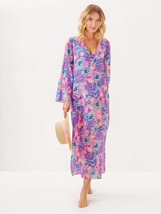 Lilly Pulitzer Other - NWT Lilly Pulitzer Perry Long Sleeve Maxi Cover-Up - Totally Koalaified Size XL